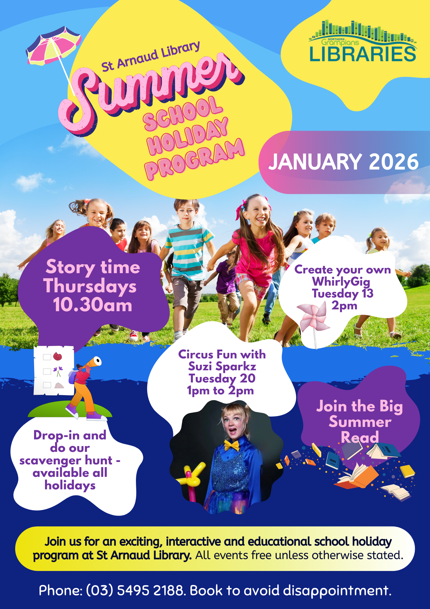 St Arnaud Summer Holiday Program Flyer.png