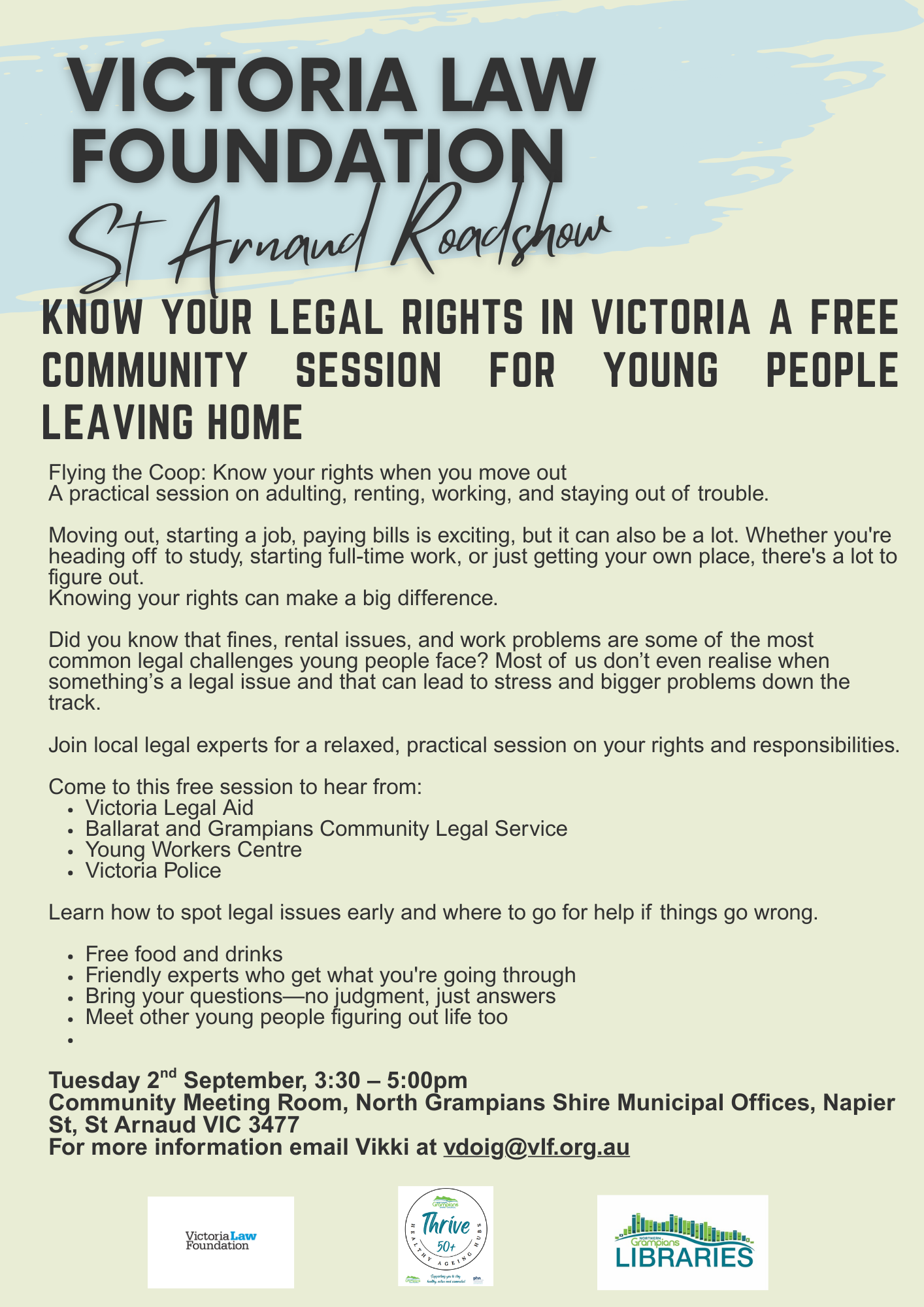 St Arnaud law foundation flyer.png