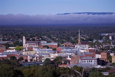 View of Stawell from Big Hill